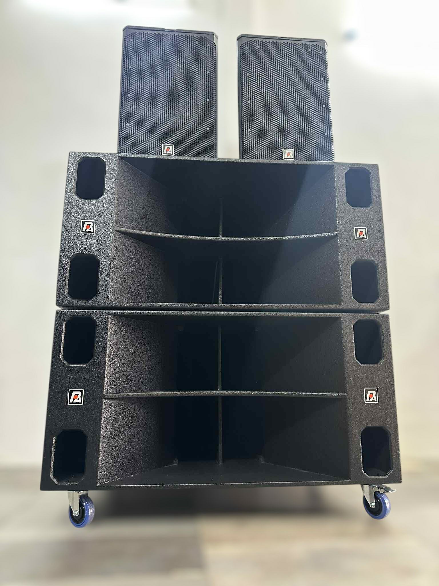 Sub hầm và loa full lắp đặt sự kiện
